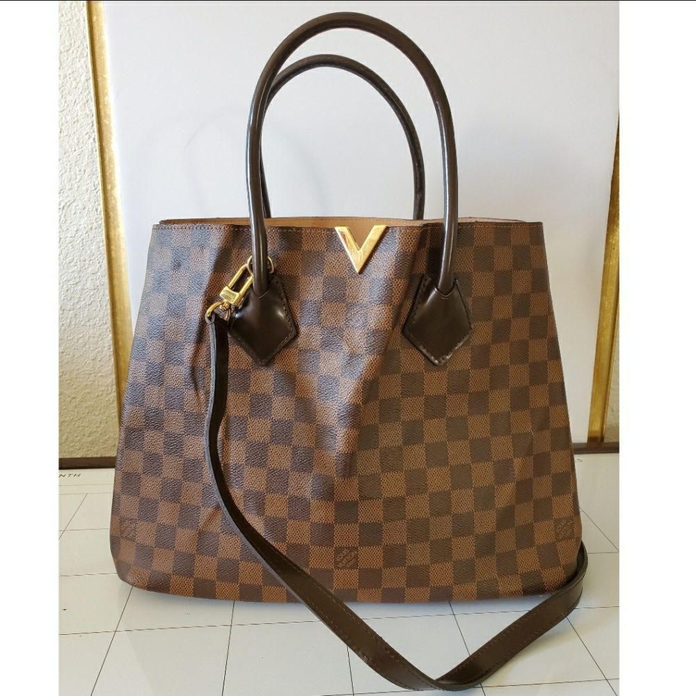 Auth Louis Vuitton Kensington Damier Ebene Bag - Picture 1 of 12